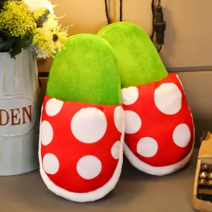 Video Game Flower Bedroom Slippers