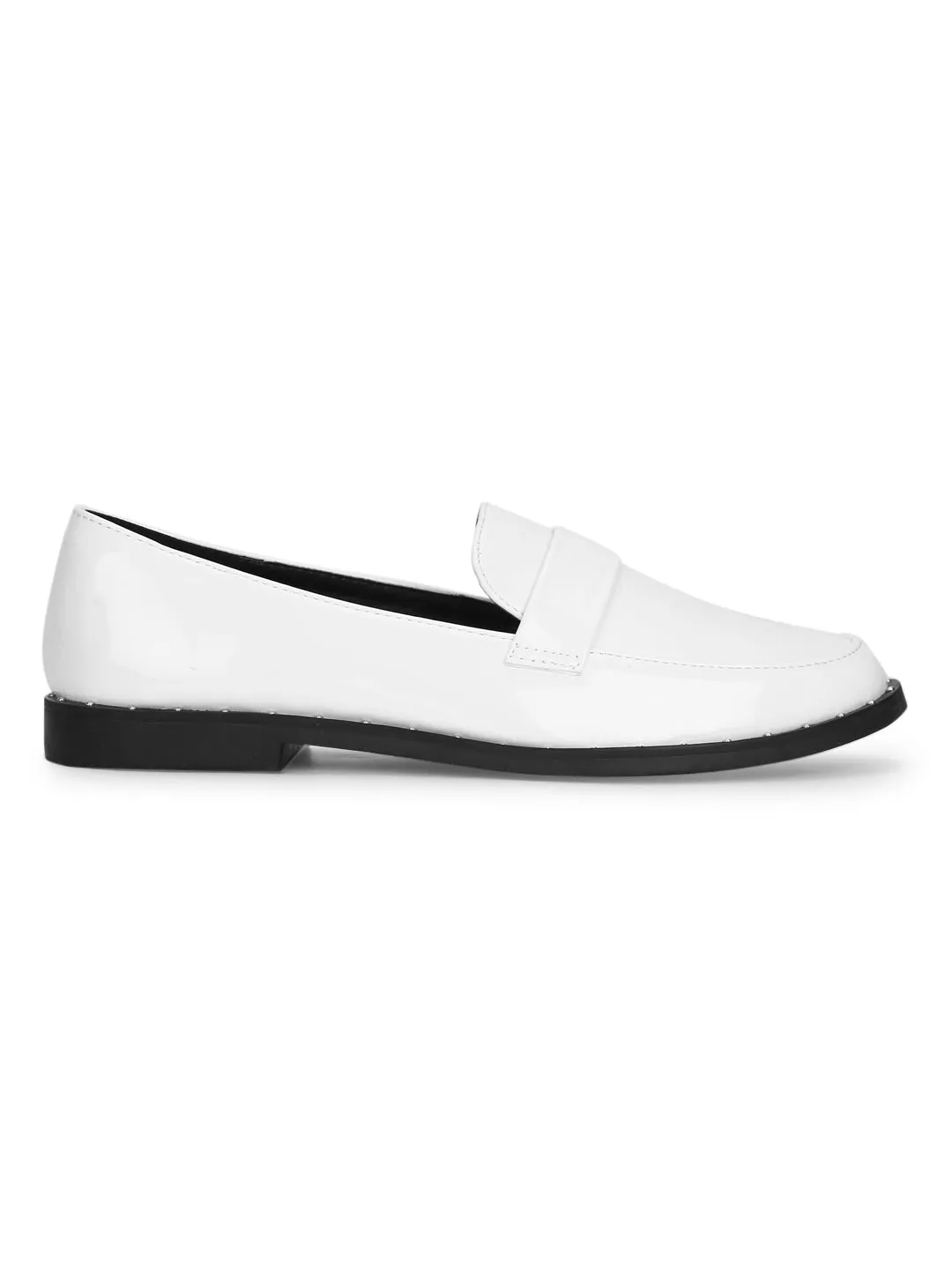 White Pu Loafer